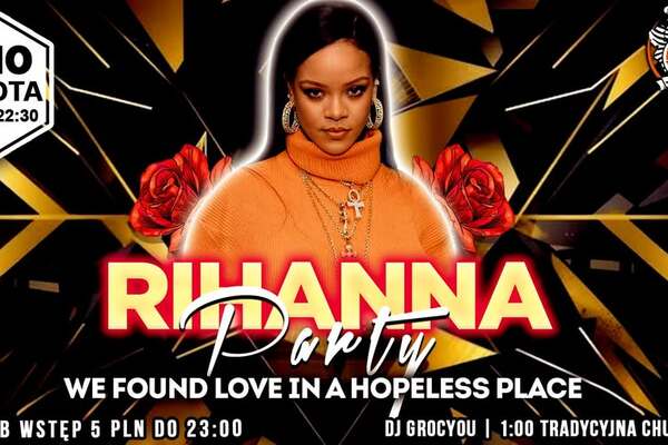 Rihanna Party Pod Palmą