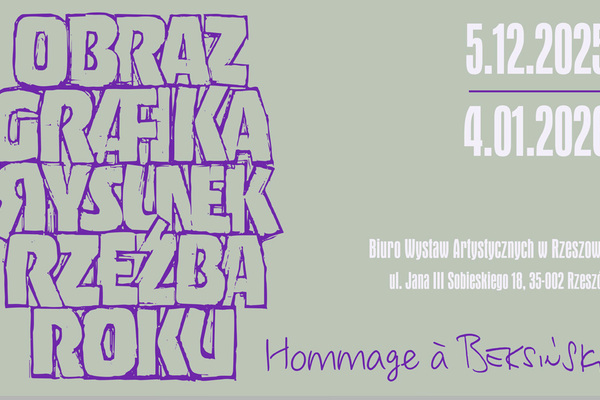 Obraz, Grafika, Rysunek, Rzeźba Roku ‐ Hommage à Beksiński