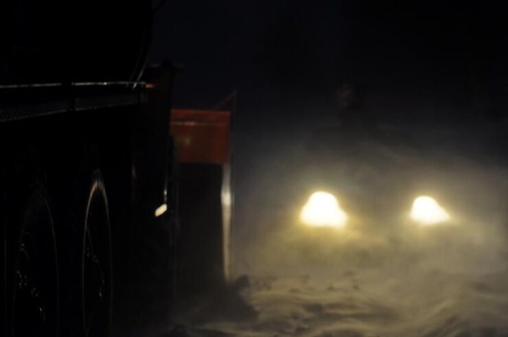 Zawieje i zamiecie śnieżne - Podkarpacie - 03.02.2010 