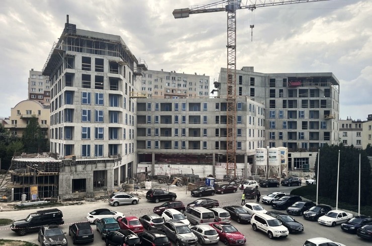 Rzeszów - Budowa Capital Towers Residence [kwiecień 2024]