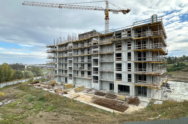 Budowa wielorodzinnych budynków mieszkalnych przy ul. Sieciecha w Rzeszowie [październik 2025]