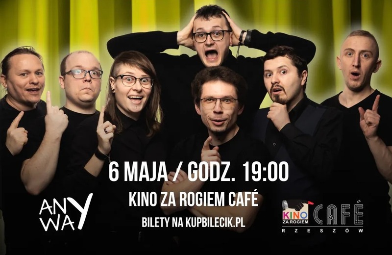 Bez scenariusza, z udziałem publiczności. Wieczór komedii improwizowanej z grupą Anyway
