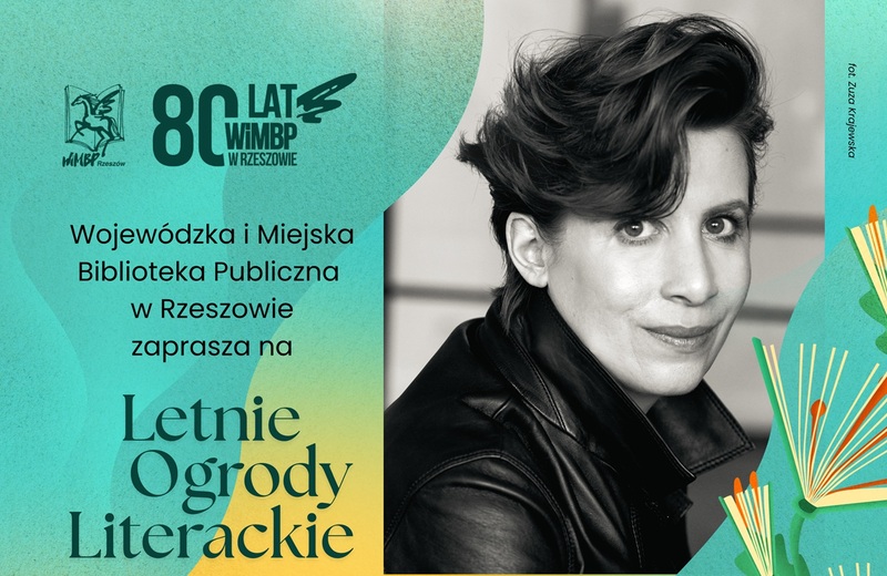 Letnie Ogrody Literackie. Plenerowe spotkanie z dziennikarką Justyną Kopińską