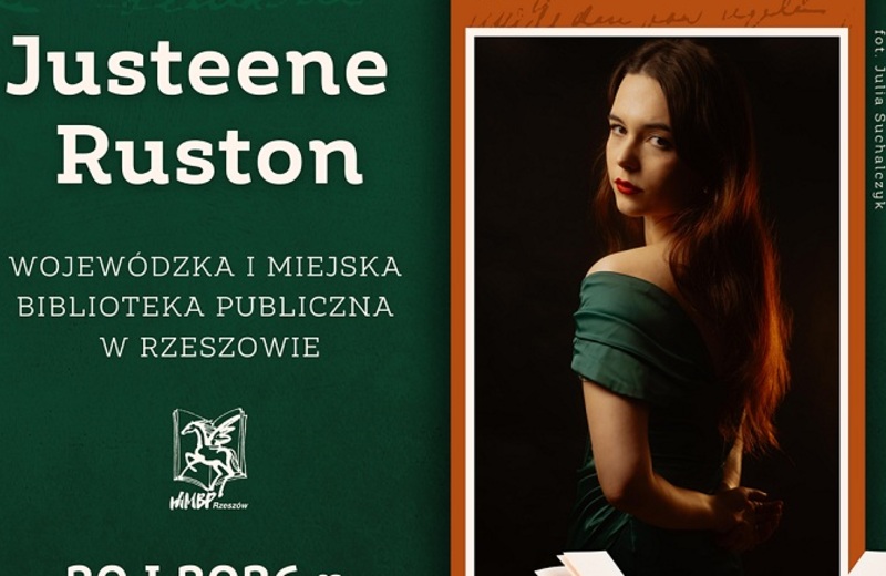 Justeene Ruston spotka się z czytelnikami w Rzeszowie