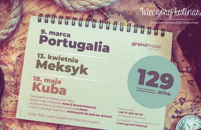 Wieczory kulinarne z winami wróciły do Restauracji Patio w Grand Hotel Boutique