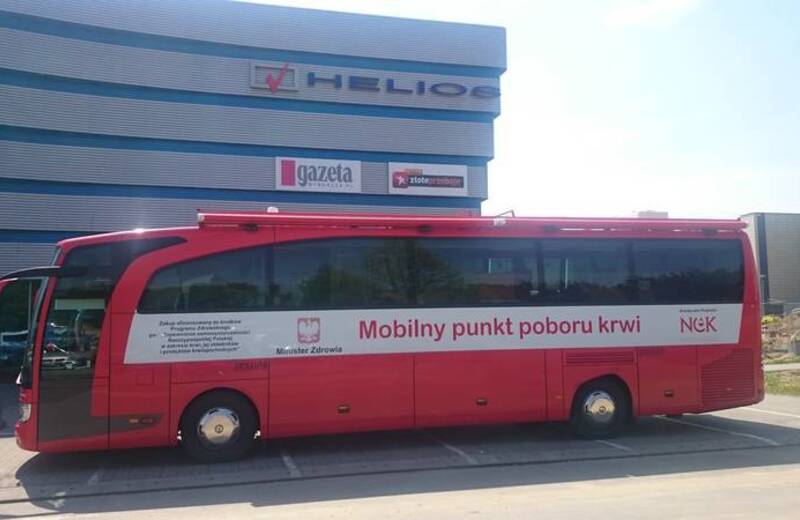 Zbiórka krwi przy kinie Helios. Będą też bezpłatne badania wzroku i konsultacje dietetyczne