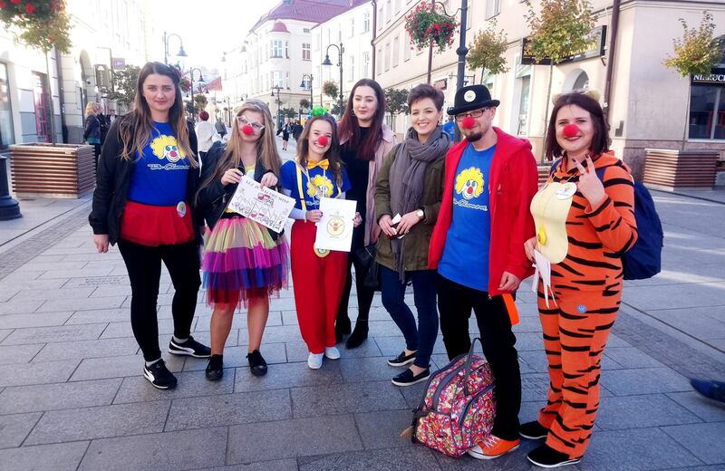 "Doktorzy clowni" będą dziś rozdawać uśmiechy w centrum miasta