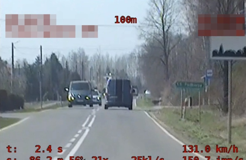 Akcja grupy SPEED. Zatrzymano pijanego kierowcę, który pędził 131 km/h w terenie zabudowanym