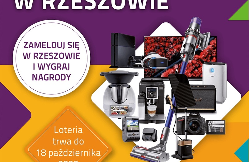 Ruszyła loteria "Mieszkam w Rzeszowie". Wśród nagród m.in. Thermomix, aparat Nikon, Playstation