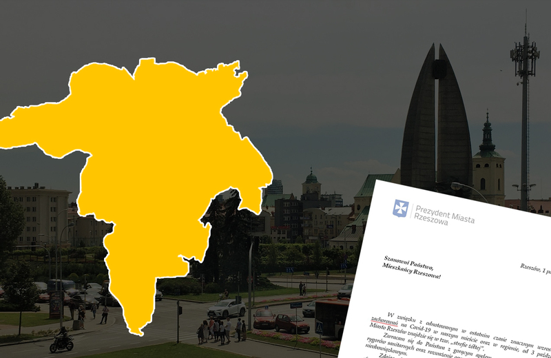 Koronawirus. Od soboty Rzeszów w "żółtej strefie". Tadeusz Ferenc apeluje do mieszkańców 