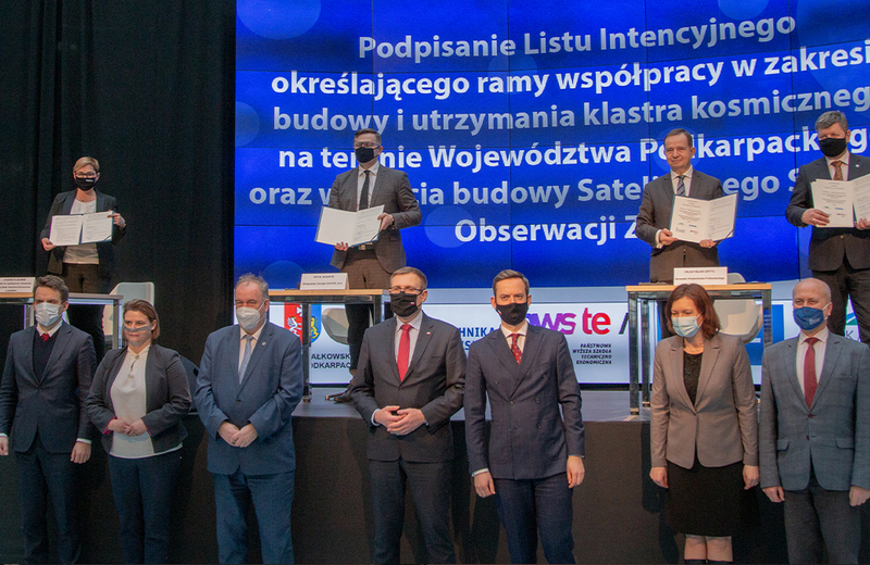 Na Podkarpaciu powstanie klaster kosmiczny. Podpisano list intencyjny 