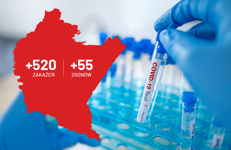 520 nowych zakażeń koronawirusem na Podkarpaciu. Zmarło 55 osób [16.04.2021]