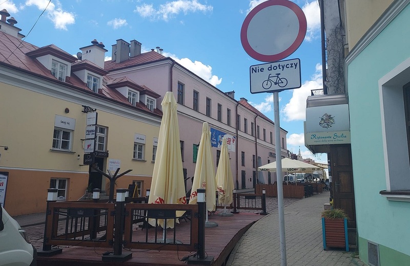 Część ul. Mickiewicza tylko dla pieszych i rowerzystów 