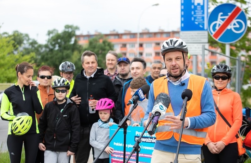 Konrad Fijołek obiecał wdrożenie "pakietu dla rowerzystów"
