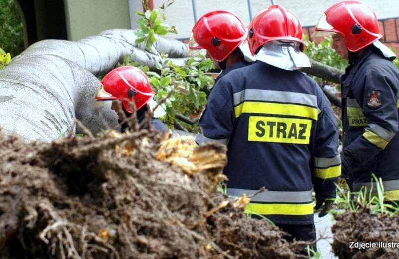 Ponad 100 interwencji podkarpackich strażaków. "Na szczęście nikt nie został ranny"