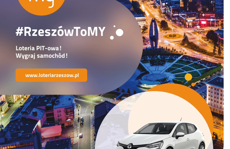 Rusza loteria podatkowa "Rzeszów to My". Do wygrania samochód osobowy