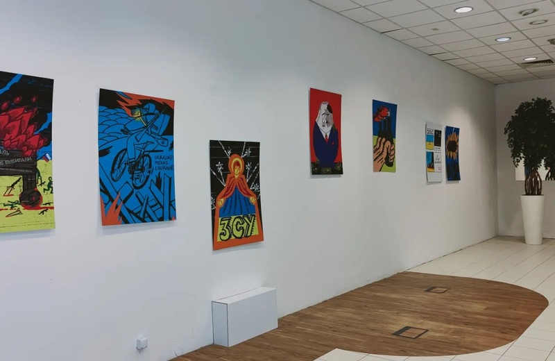 Prace ukraińskich artystów w Strefie Kultury CH Plaza