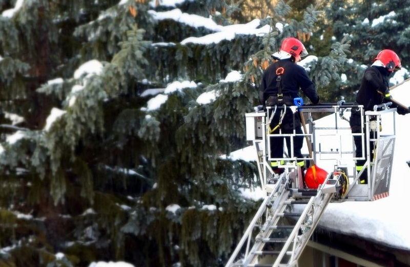 Intensywne opady śniegu na Podkarpaciu. Blisko 200 interwencji strażaków
