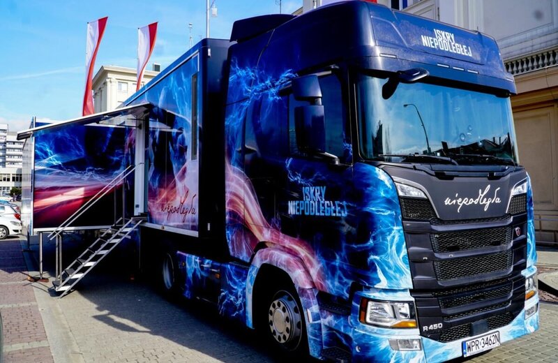 Mobilny spektakl "Iskry Niepodległej" rusza w trasę. W marcu odwiedzi Rzeszów
