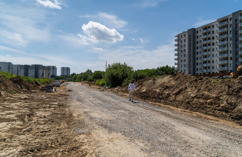 Połączenie ul. Błogosławionej Karoliny z ul. Dynowską i Czudecką na ukończeniu
