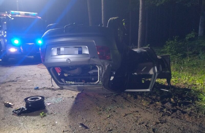 Tragiczny wypadek w Goliszowcu. Nie żyje 20-letni kierowca