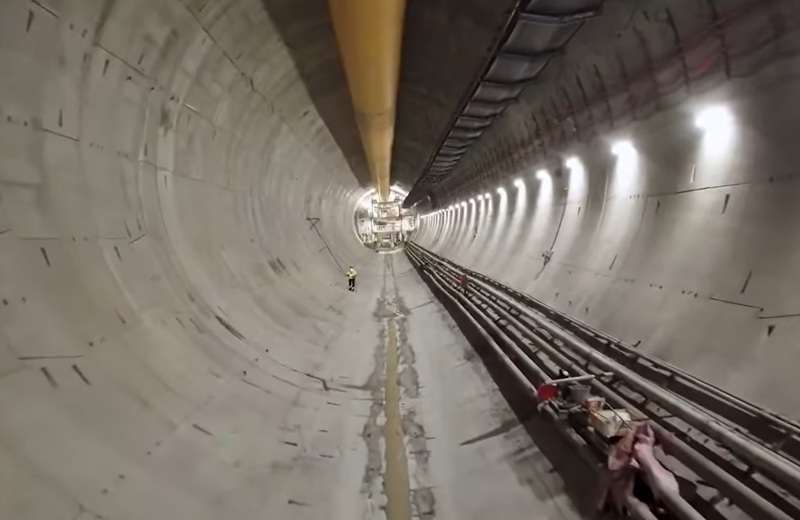 ZOBACZ. Wnętrza tunelu na S19 w Babicy okiem drona
