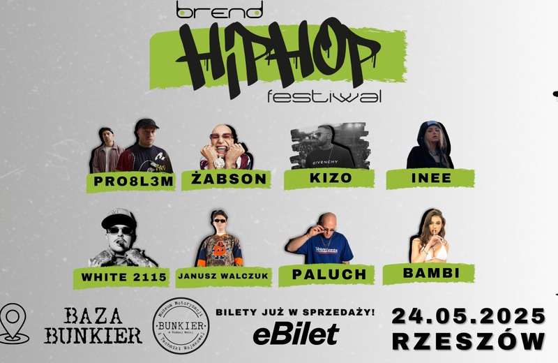Znamy pełny line-up Brend Hip-Hop Festiwal