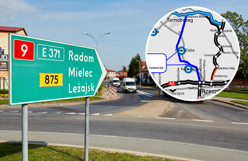 Nowy odcinek drogi krajowej nr 9 na Podkarpaciu. Podpisano umowę
