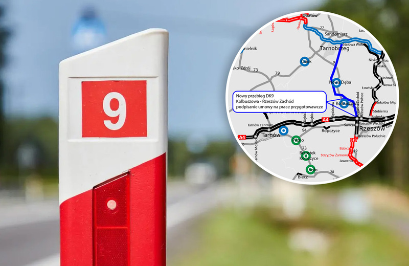 Jest umowa na przygotowanie kolejnego z trzech odcinków nowego przebiegu DK9