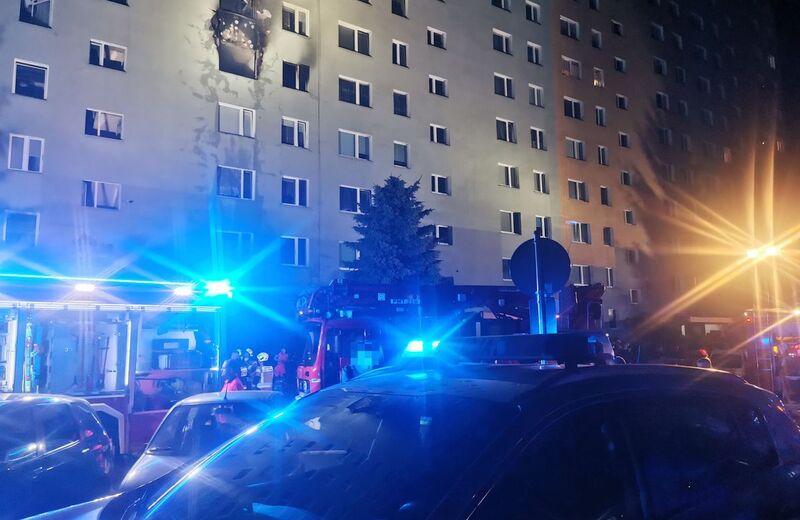 Śledztwo w sprawie pożaru mieszkania przy ul. Popiełuszki