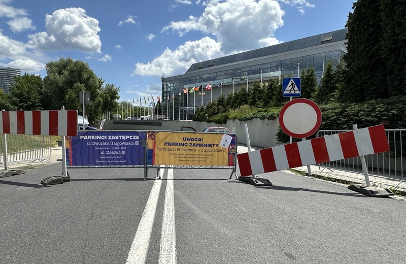 Parking przy hali Podpromie wyłączony z użytkowania