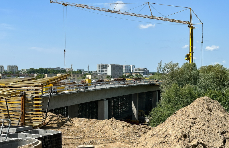 Rozpoczyna się betonowanie jezdni lewej estakady na Wisłokostradzie
