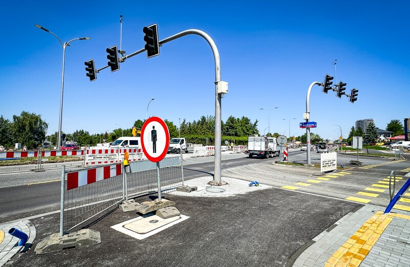 W weekend utrudnienia na skrzyżowaniu al. Armii Krajowej z ul. Krzyżanowskiego. Będzie objazd