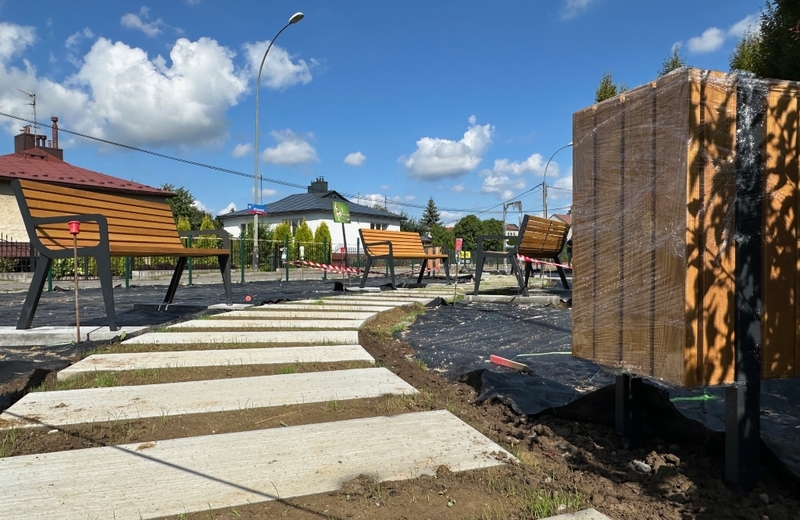 Na osiedlu Mieszka I powstaje strefa relaksu. Posadzą ponad 3 tys. roślin