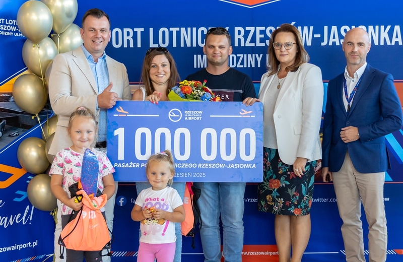 Lotnisko w Jasionce idzie na rekord. Już 1 mln pasażerów w 2025 roku