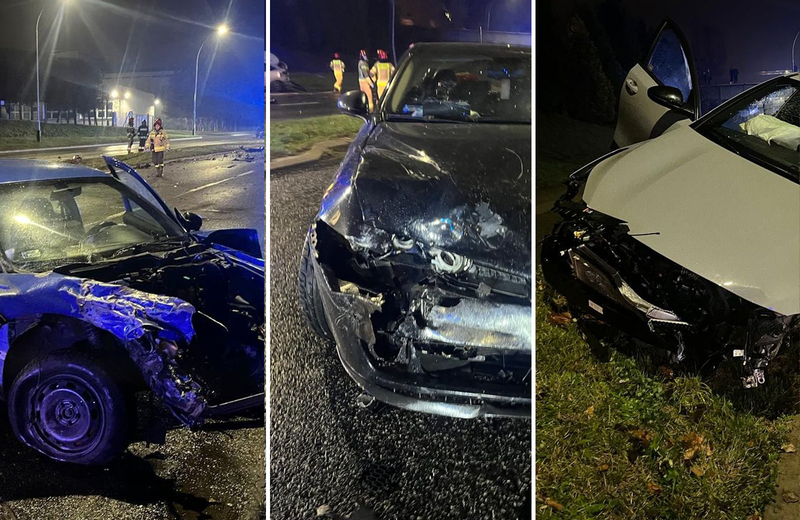 Bilans długiego weekendu na drogach Rzeszowa i powiatu: 7 wypadków, 32 kolizje, 11 osób rannych