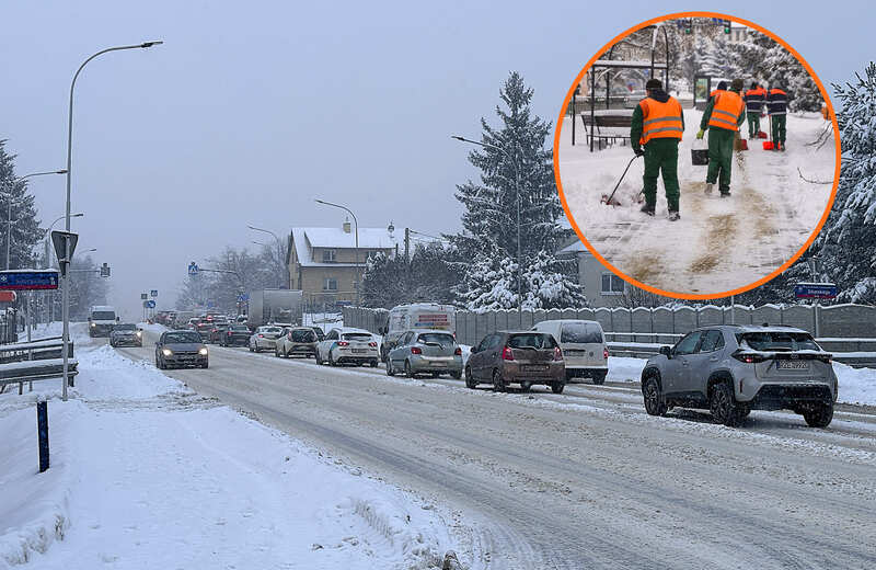 Najnowszy raport z akcji „Zima” w Rzeszowie. Służby pracowały całą noc