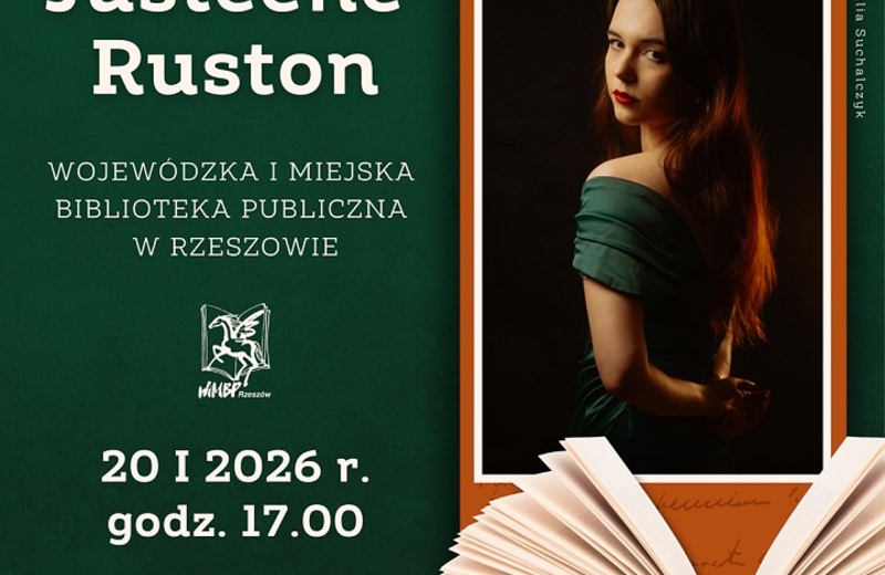 Justeene Ruston spotka się z czytelnikami w Rzeszowie
