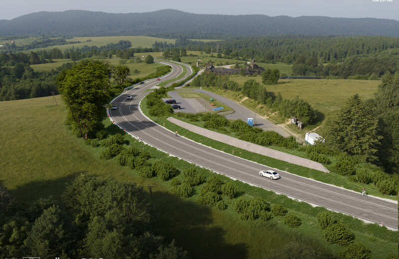 Rozbudowa Wielkiej Pętli Bieszczadzkiej. Jest ZRID dla odcinka DW 896 Czarna Górna – Smolnik [WIZUALIZACJE]
