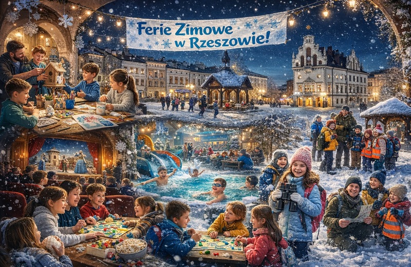 Ferie w Rzeszowie. Miejskie instytucje przygotowały ponad 100 wydarzeń