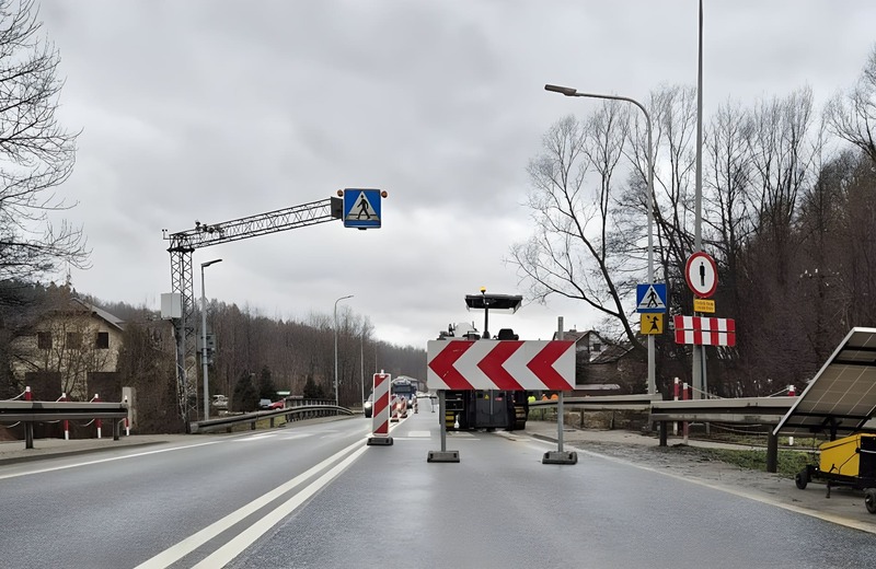 Uwaga kierowcy! Na DK19 wprowadzono ruch wahadłowy, utrudnienia potrwają kilka miesięcy