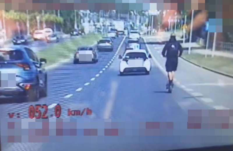 16-latek pędził hulajnogą przez Rzeszów 52 km/h. Sprawa trafi do sądu rodzinnego
