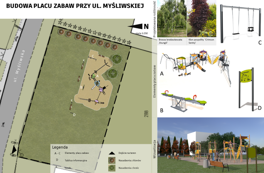 Wizualizacja: Zarząd Zieleni Miejskiej w Rzeszowie
