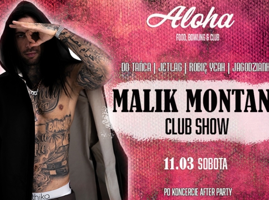 Malik Montana, po koncercie After Party