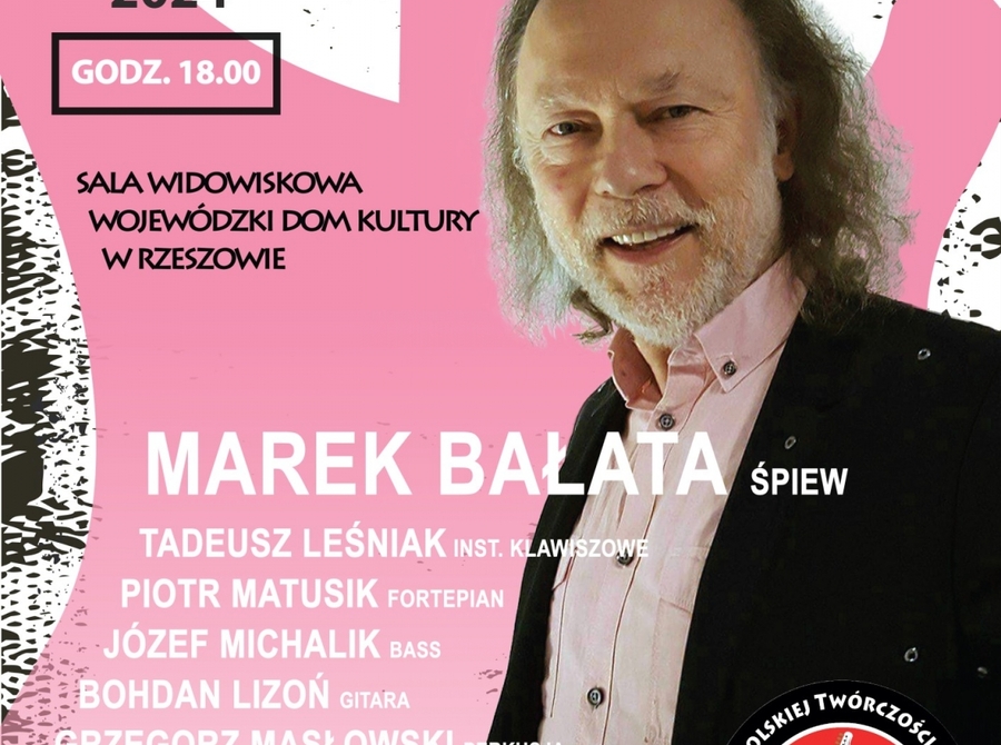 Marek Bałata z zespołem