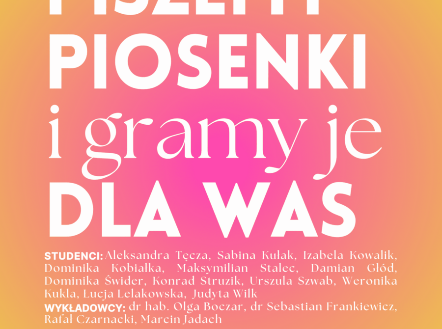 Piszemy piosenki i gramy je dla Was