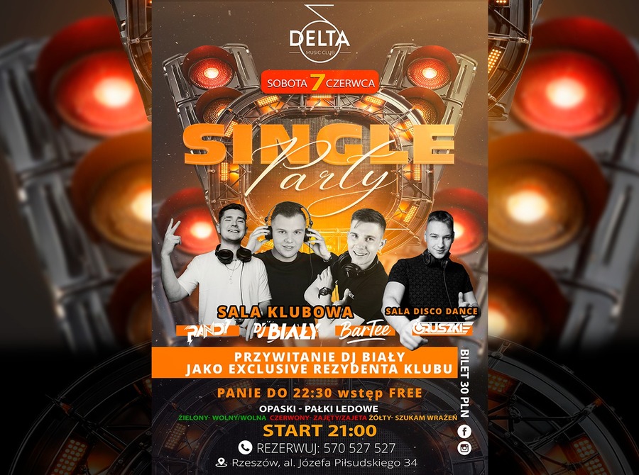 Single Party - przywitanie rezydenta