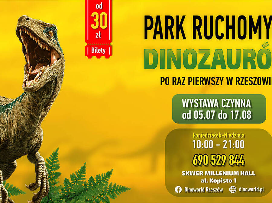Dinoworld - park ruchomych dinozaurów