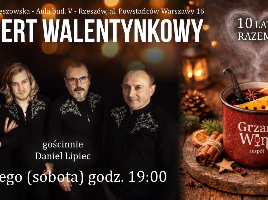 Grzane Wino - koncert walentynkowy 2026