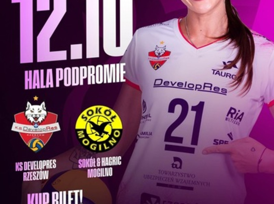 KS DevelopRes Rzeszów vs Sokół & Hagric Mogilno